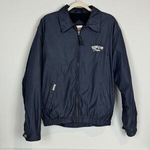 Vintage Hawaiian Tropic Timberline Embroidered Full Zip Blue Jacket M